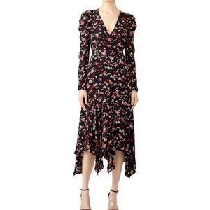 A.L.C. Tiana Silk Wrap Dress Size 2